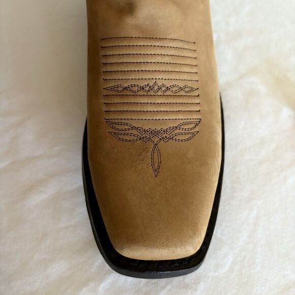 Masterson Boot Co. Cowboy Work Boots, Square Toe, Non Slip Sole NEW SZ 7.5 Women - Picture 8 of 15